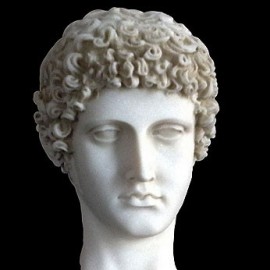 Мраморная голова Гермеса малая Мраморная голова Гермеса малая