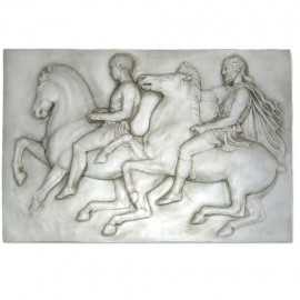 Западный фрагмент фриза Парфенона в Афинах - Два всадника,  150 см