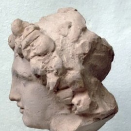 Голова Александра Великого - скульптура