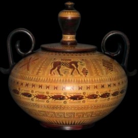 Геометрическая Амфора ваза Геометрическая Амфора ваза